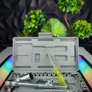 Комплект Професионални Гедоре Ключове 40 части в Куфар – Хром-Ванадий